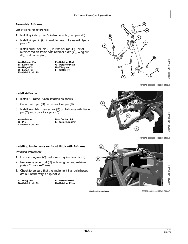 John Deere 2036R Compact Utility Tractors (EU, September 2016) Operator’s Manual (OMLVU31190) Workshop Guide