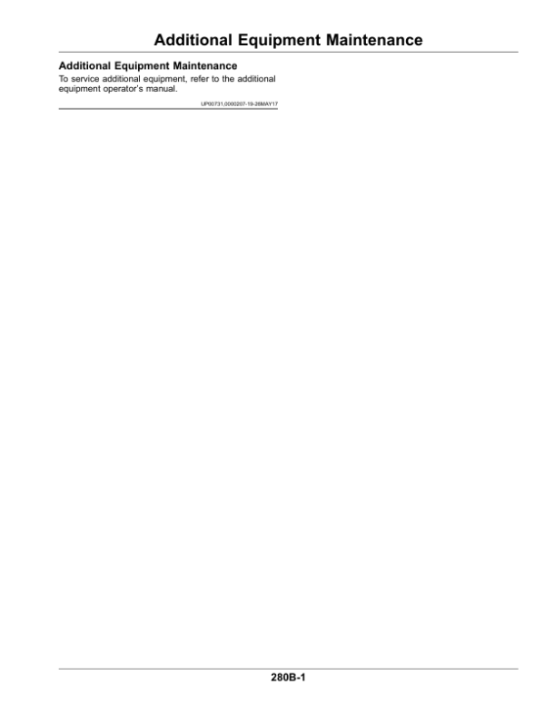 John Deere 1023E, 1025R Compact Utility Tractors (HJ300001-) Operator’s Manual (OMLVU35336) Workshop Guide