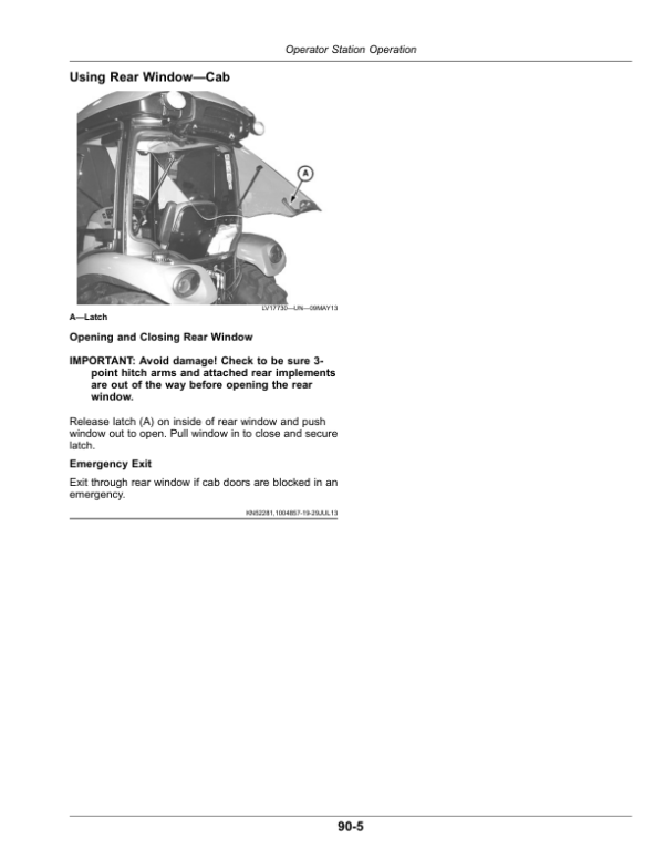 John Deere 3033R, 3038R, 3045R Tractors Operator’s Manual (OMLVU36000) Workshop Guide