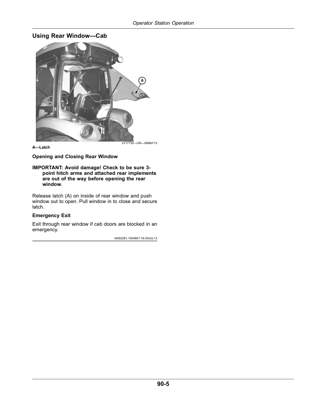 John Deere 3033R, 3038R, 3045R Tractors Operator’s Manual (OMLVU36000) Workshop Guide