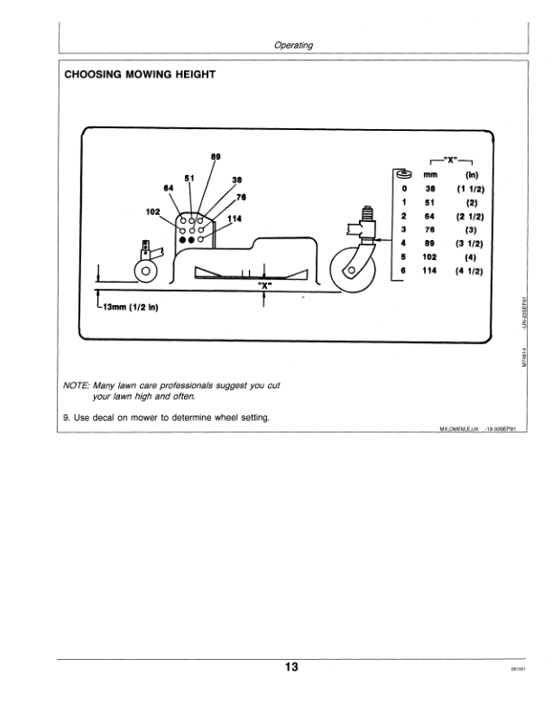 John Deere 50, 60, 72-Inch Front Mount Mowers (010001-) Operator’s Manual (OMM114490) Workshop Guide