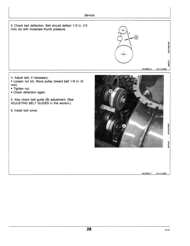 John Deere TRS24, TRS26, TRX24, TRX26 Walk-Behind Snow Blower Operator’s Manual (OMM114675) Workshop Guide