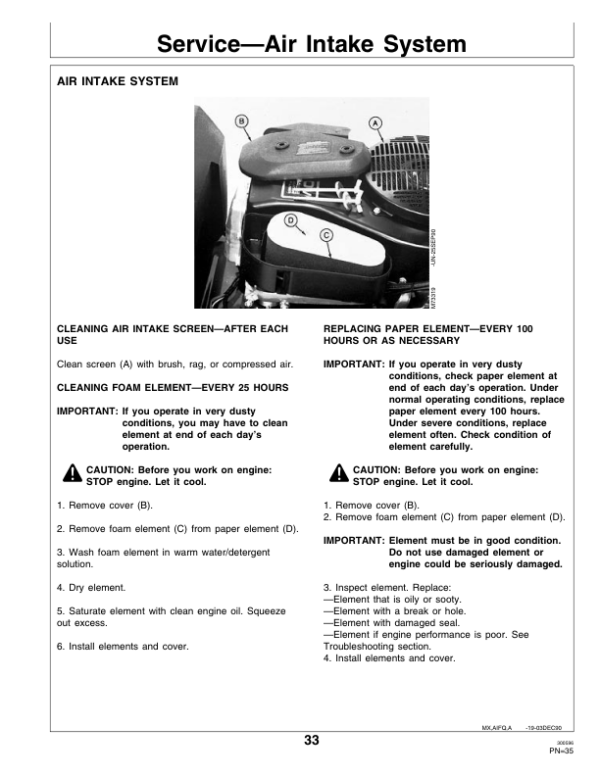 John Deere 48, 54-In. Walk-Behind Commercial Rotary Mower Operator’s Manual (OMM115563) Workshop Guide