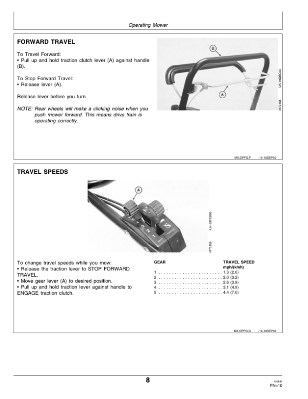 John Deere 14SC 21-In. Walk-Behind Mower Operator’s Manual (OMM118175) Workshop Guide