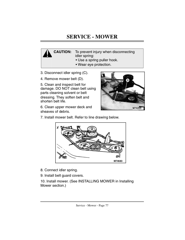 John Deere 320 Lawn & Garden Tractor (130001-) Operator’s Manual (OMM120469) Workshop Guide