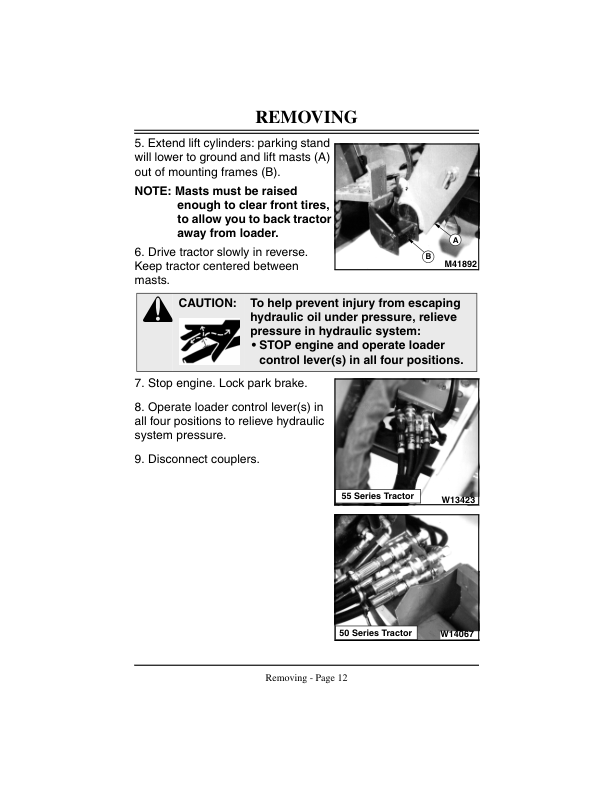 John Deere 60, 70 & 70A Loaders Operator’s Manual (OMM120877) Workshop Guide