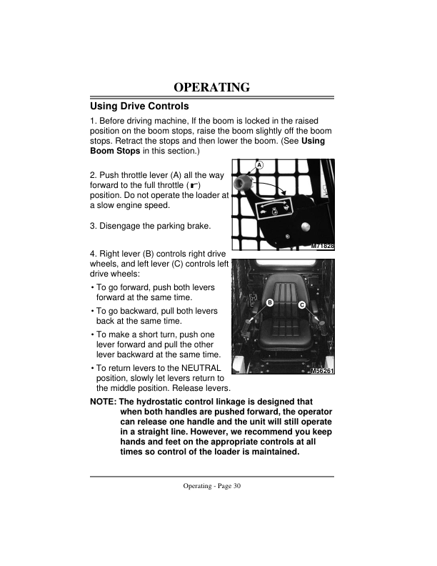 John Deere 6675, 7775 Skid Steers Operator’s Manuals (OMM120995) Workshop Guide