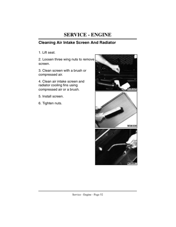 John Deere F925 (130271-), F935 (131201-) Front Mower Operator’s Manual (OMM121351) Workshop Guide