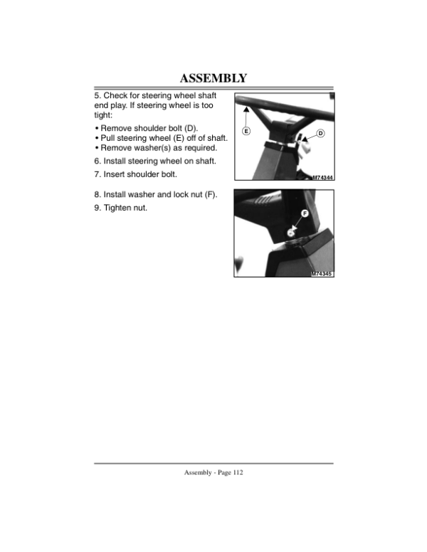 John Deere SRX75 Riding Mower (065001-) Operator’s Manual (OMM121378) Workshop Guide