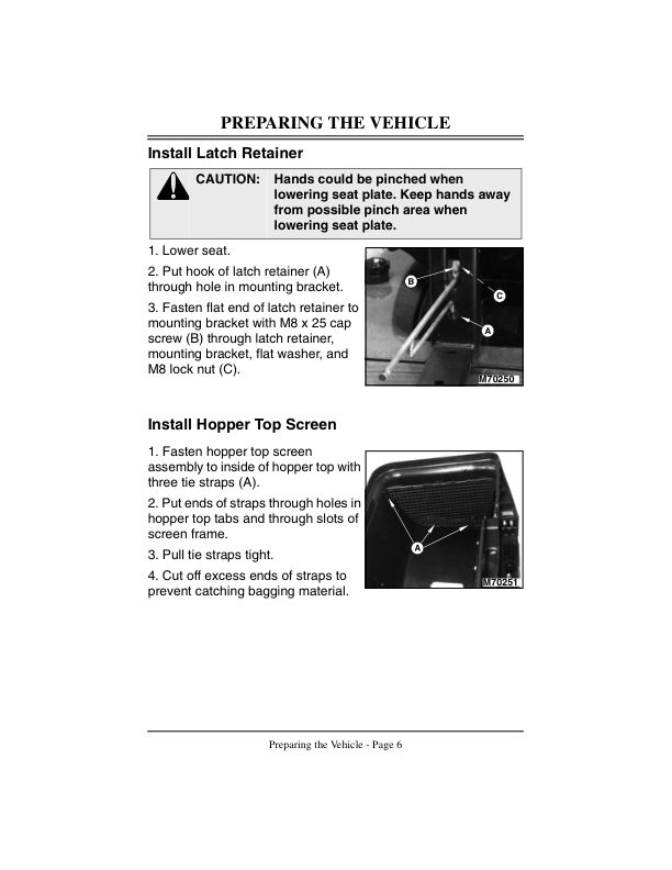 John Deere 2-Bag Grass Bagger for F510, F525 Front Mowers Operator’s Manual (OMM121753) Workshop Guide
