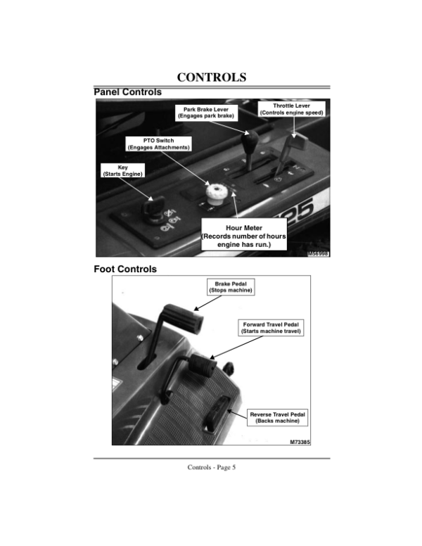 John Deere F710 & F725 Front Mowers (Export Edition) Operator’s Manual (OMM123350) Workshop Guide