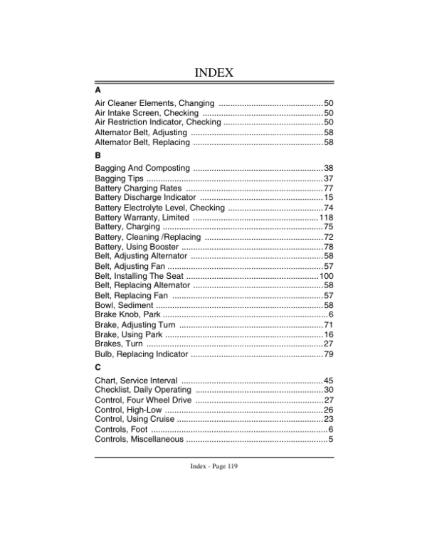 John Deere F1145 Front Mower (140001-) Operator’s Manual (OMM124892) Workshop Guide