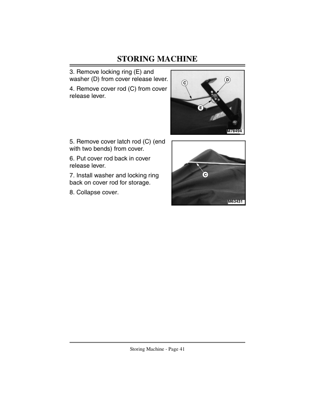 John Deere MC519 Material Collection Utility Cart (045001-) Operator’s Manual (OMM125584) Workshop Guide