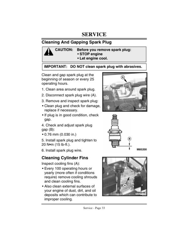 John Deere 524D, 826D Walk-Behind Snowblower (170001-) Operator’s Manual (OMM133542) Workshop Guide