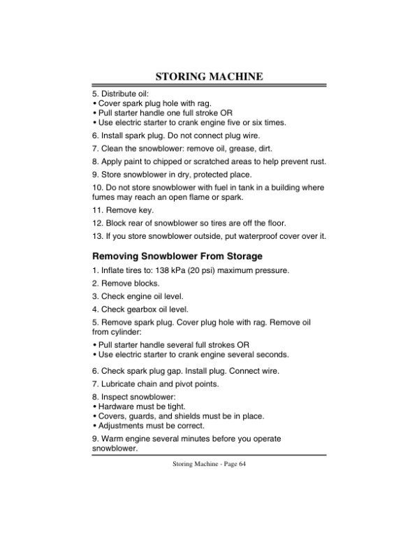 John Deere 1032D, 828D Walk-Behind Snowblower (170001-) Operator’s Manual (OMM133548) Workshop Guide