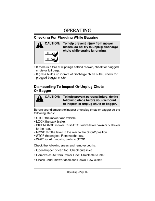 John Deere 46 QT Powerflow For LT133, LT166 Lawn Tractors Operator’s Manual (OMM133661) Workshop Guide