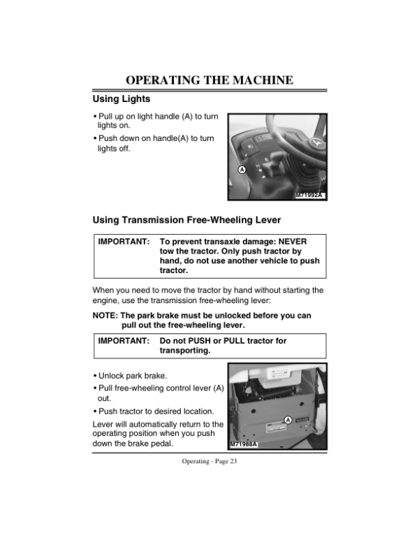 John Deere 325, 345 Lawn & Garden Tractors (010001-) Operator’s Manual (OMM134133) Workshop Guide