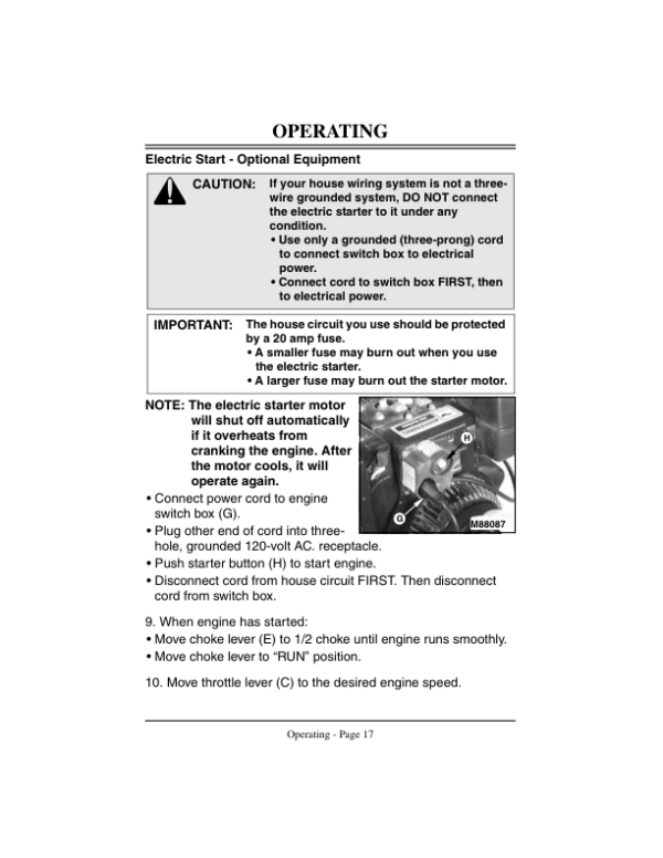 John Deere 820R Walk-Behind Tiller (010001-) Operator’s Manual (OMM134173) Workshop Guide