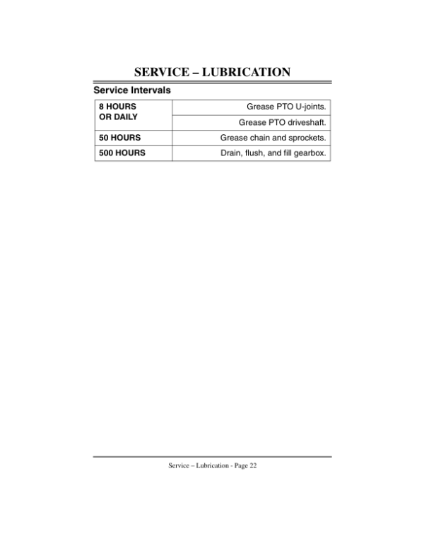 John Deere 450 PTO Tiller for 4100 CUT (010001-) Operator’s Manual (OMM135955) Workshop Guide