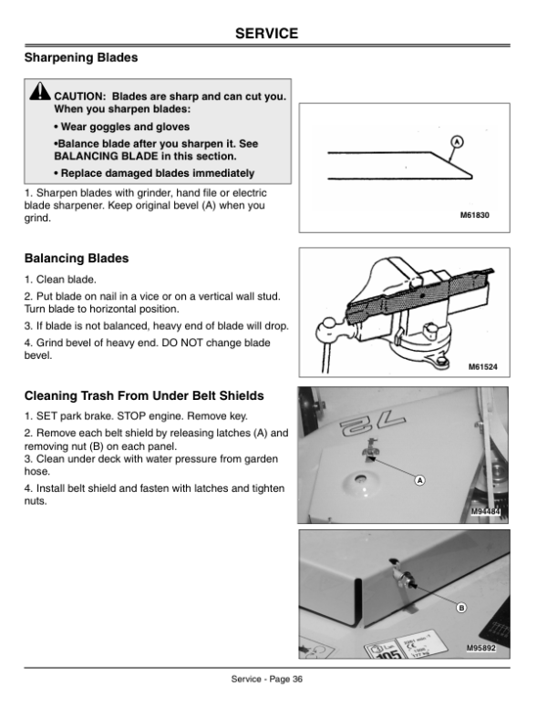 John Deere 72-Inch Mid-Mount Mower for 4500, 4600 CUT (180001-) Operator’s Manual (OMM136127) Workshop Guide