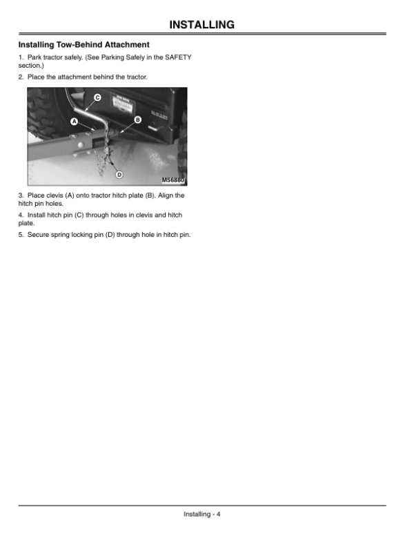 John Deere Tow-Behind Lawn Care Tools Thatcherator, Plug Aerator, Spiker Aerator, Aerator/Spreader & Lawn Roller Operator’s Manual (OMM138188) Workshop Guide