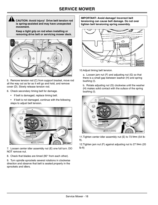 John Deere Freedom42 Mower Deck (011501-) Operator’s Manual (OMM142634) Workshop Guide