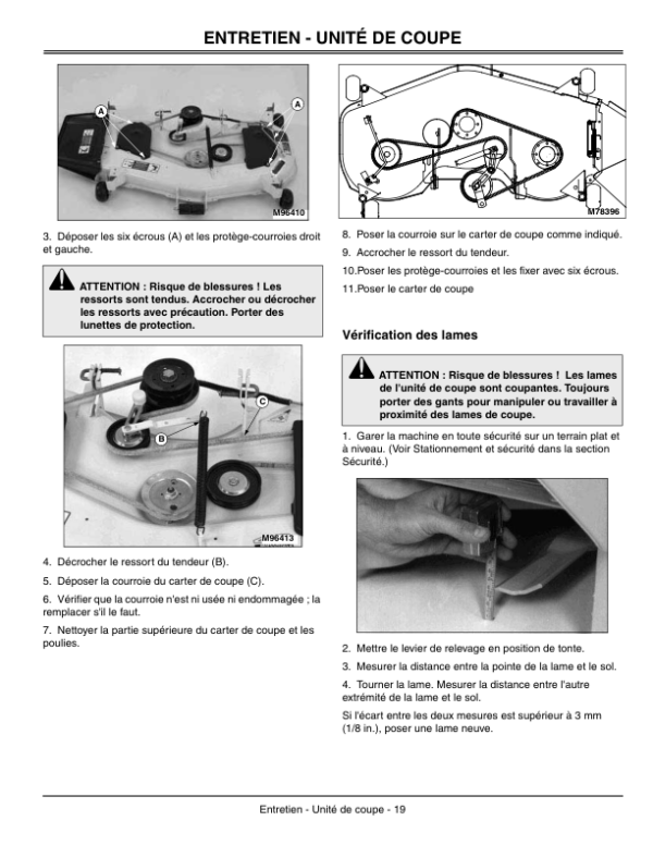 John Deere 48C Mower Deck Operator’s Manual (OMM142644) Workshop Guide