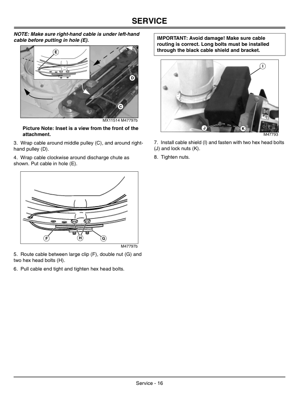 John Deere 46 Inch Quick-Hitch Snowthrower Operator’s Manual (OMM146113) Workshop Guide