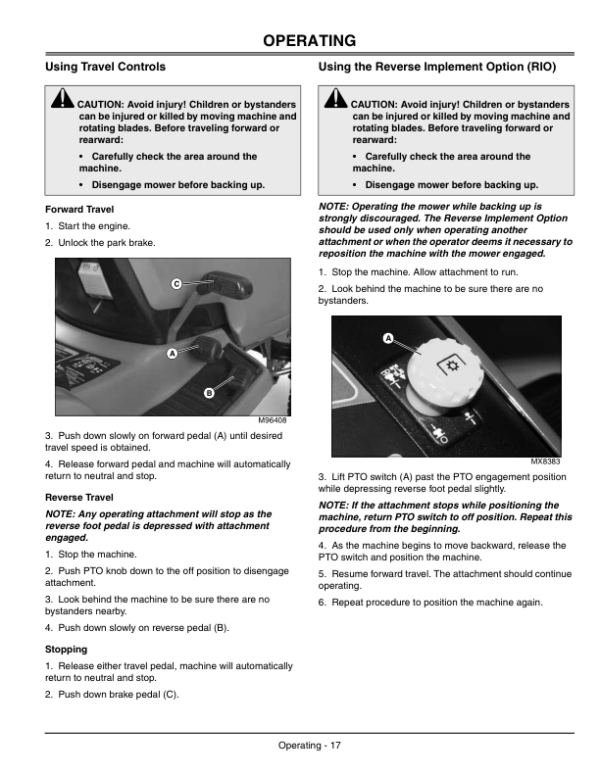 John Deere LX266, LX277, LX277AWS, LX279 & LX288 Lawn Tractors Operator’s Manual (OMM146413) Workshop Guide