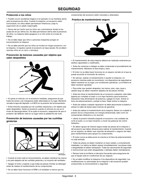 John Deere Power Flow C Series High Performance for 54C, 62C Mowers Operator’s Manual (OMM146997) Workshop Guide