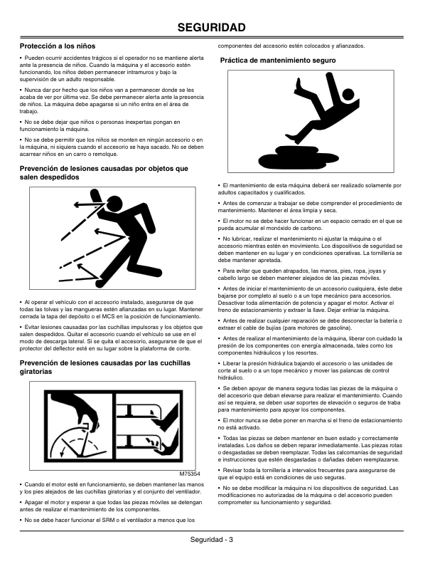 John Deere Power Flow C Series High Performance for 54C, 62C Mowers Operator’s Manual (OMM146997) Workshop Guide