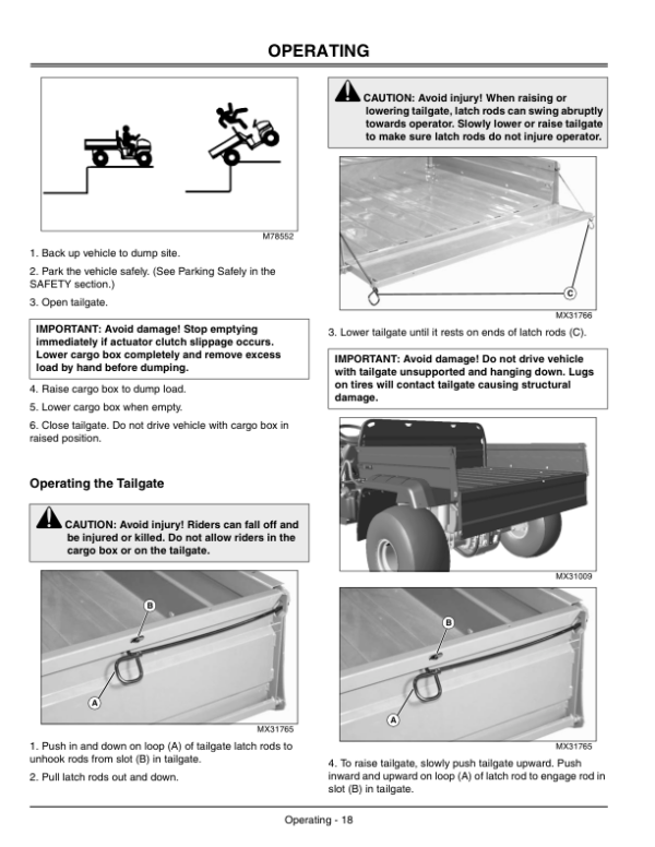 John Deere HPX-4×4 Gator Utility Vehicle Diesel North America (040001-060000) Operator’s Manual (OMM152513) Workshop Guide