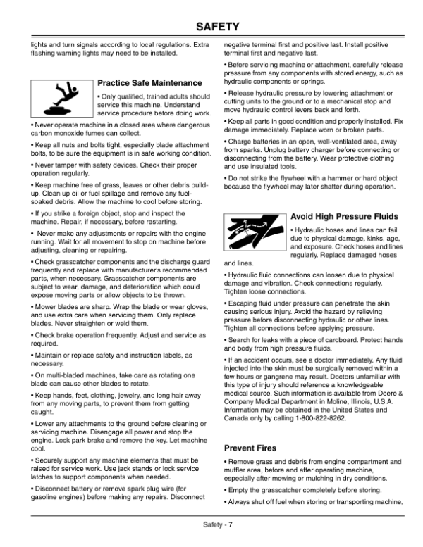John Deere LTR180 Lawn Tractors (010001-) Operator’s Manual (OMM152797) Workshop Guide