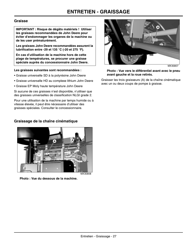 John Deere HPX 4×4 Diesel Gator Utility Vehicle Export Edition (040001-060000) Operator’s Manual (OMM154510) Workshop Guide