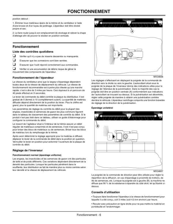 John Deere LPBST-35JD Broadcast Spreader Operator’s Manual (OMM155003) Workshop Guide