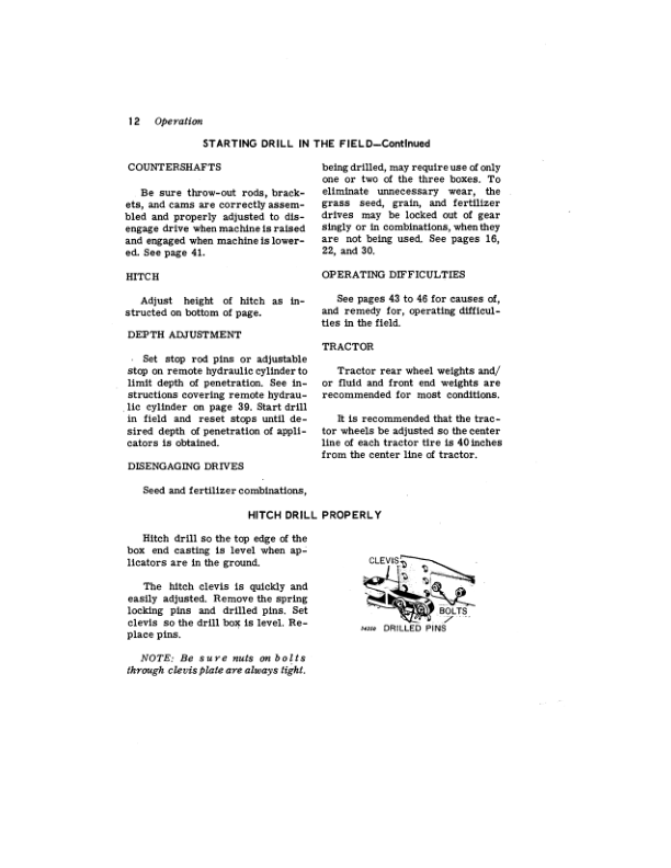 John Deere GL-A Grassland Drill Operator’s Manual (OMM15550) Workshop Guide