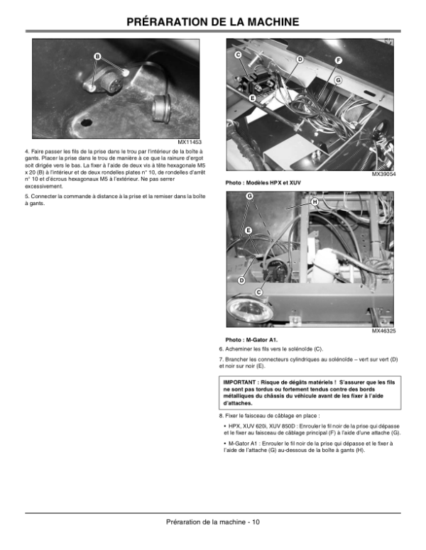 John Deere Multi-Mount Winch for XUV, HPX, T-Series Gator Utility Vehicles Operator’s Manual (OMM156760) Workshop Guide