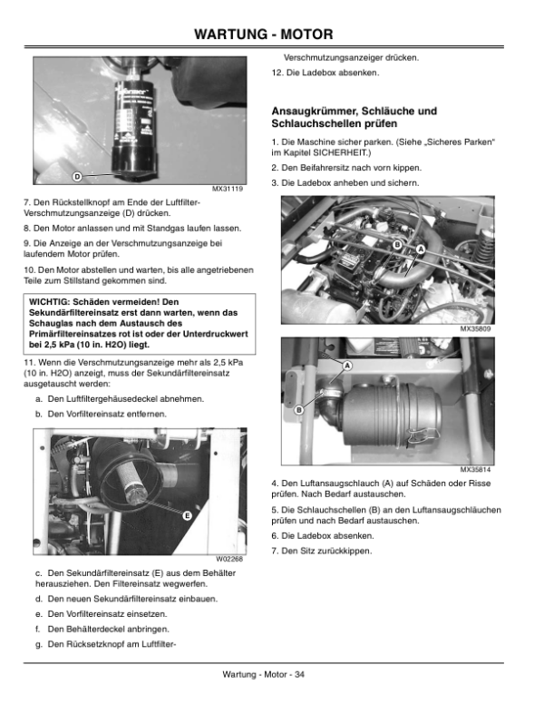 John Deere HPX 4×4 Diesel Gator Utility Vehicle Export Edition (060001-080000) Operator’s Manual (OMM157872) Workshop Guide