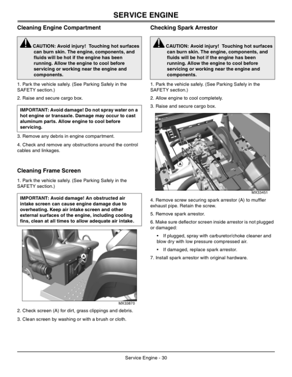 John Deere TX Gator Utility Vehicle North America (030001-050000) Operator’s Manual (OMM158203) Workshop Guide
