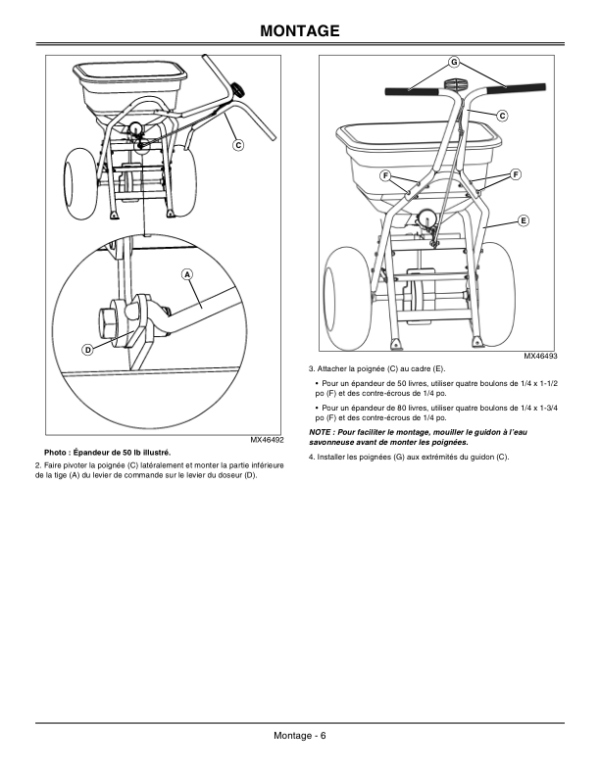John Deere LP31341, LP21789 Push Spreader Operator’s Manual (OMM163576) Workshop Guide