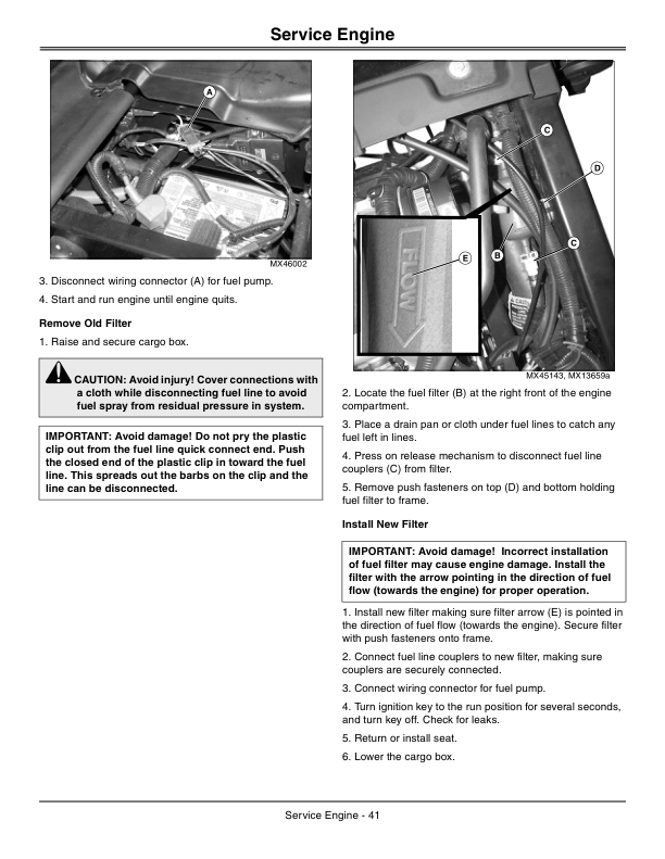 John Deere 625i XUV Gator North America (030001-060000) Operator’s Manual (OMM165096) Workshop Guide