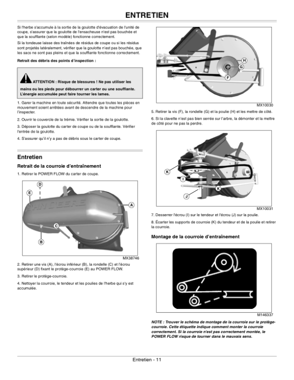 John Deere Power Flow 60HC (EX) Operator’s Manual (OMM168205) Workshop Guide