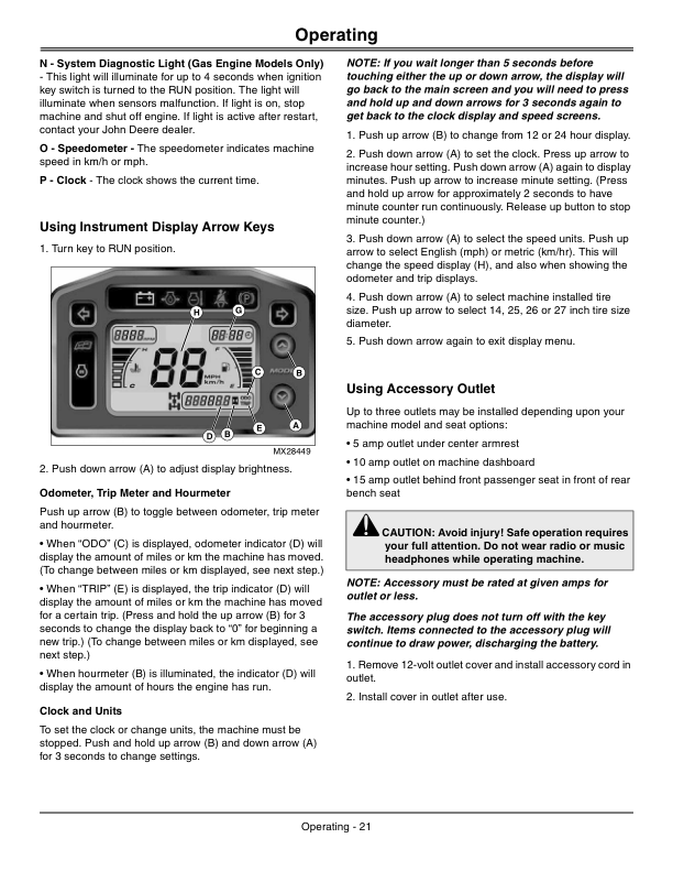 John Deere 825i S4 XUV Gator Utility Vehicle North America (060001-080000) Operator’s Manual (OMM168321) Workshop Guide