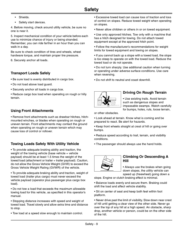 John Deere 855D XUV S4 Gator North America (060001-080000) Operator’s Manual (OMM168322) Workshop Guide