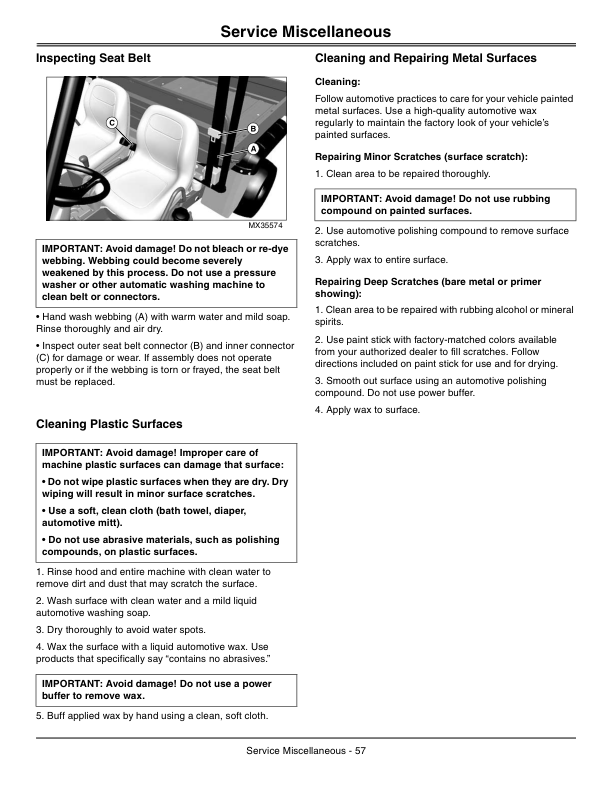 John Deere HPX-4×4 Gator Utility Vehicle Diesel North America (110001-120000) Operator’s Manual (OMM168324) Workshop Guide