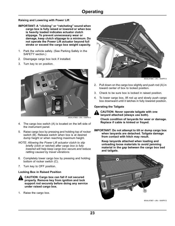 John Deere TH 6X4 Gator Utility Vehicle (Diesel) Export Edition (070001-110000) Operator’s Manual (OMM168629) Workshop Guide