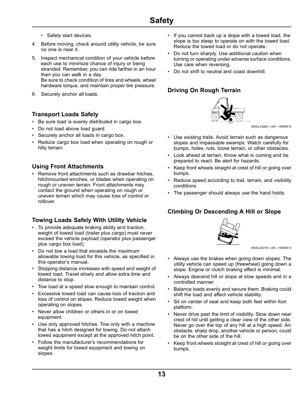 John Deere HPX 4×4 Diesel Gator Utility Vehicle Export Edition (120001-) Operator’s Manual (OMM171265) Workshop Guide