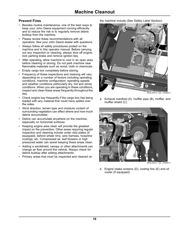 John Deere Gator Compact Series Utility Vehicle CX (100001-) Operator’s Manual (OMM171439) Workshop Guide