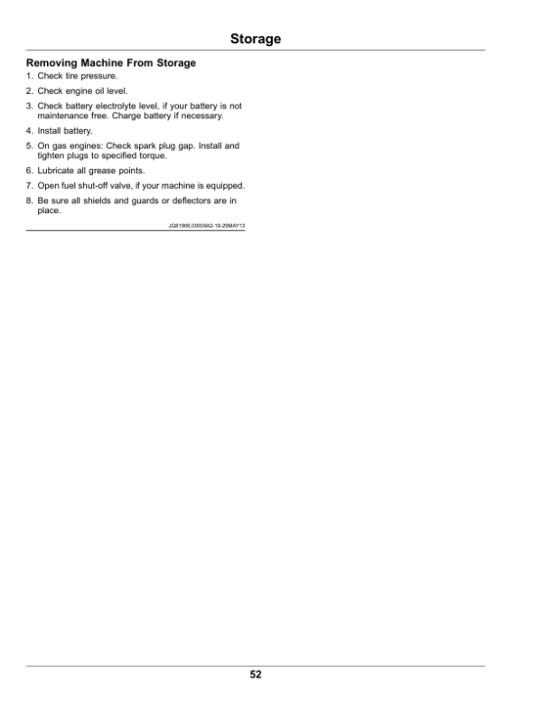John Deere TS Gator Utility Vehicles (Gas) Operator’s Manual (OMM173812) Workshop Guide