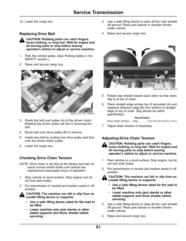 John Deere TH (6×4) Gator Utility Vehicle (Diesel)North America (110001- ) Operator’s Manual (OMM174953) Workshop Guide